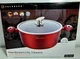 Кастрюля круглая с крышкой Edenberg EB-7411 5,2л Red/Красная - изображение 4