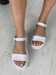 Босоножки женские ShoesBand Белые натуральные кожаные на толстой белой подошве 39 (25 см) (S55071-1) - изображение 2