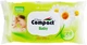 Дитячі вологі серветки "Ромашка" із клапаном - Ultra Compact Baby Wipes Camomile 72шт (258159-32452) - зображення 1