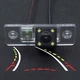 Штатна камера заднього виду Volkswagen Bora Jetta Touareg Tiguan Passat B5 B6 Golf Polo, Skoda Yeti Fabia, Porsche Cayenne (КЗШ-0609-1) CVBS turning lines - зображення 1