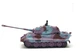 Танк микро р/у 1:72 King Tiger со звуком фиолетовый, 35MHz (DD-GWT2203-2) - изображение 2