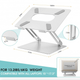 Підставка для ноутбука Youbester Laptop Stand Silver (B08GS6FQJW) - зображення 2