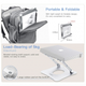 Подставка для ноутбука MISOTT Laptop Stand Silver - изображение 5