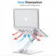 Подставка для ноутбука OMOTON Laptop Stand Silver (LA06) - изображение 8