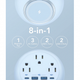 Магнитная настольная зарядная станция Anker Magsafe 637 MagGo Blue (A9137) - изображение 4