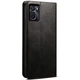 Чехол-книжка с кармашками UniCase Leather Wallet для Realme 9i / Oppo A76 / Oppo A96 - Black - изображение 3