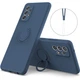 Захисний чохол Deexe Color Shell with Strap для Samsung Galaxy A33 (A336) - Midnight Blue - зображення 1