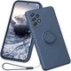 Захисний чохол Deexe Color Shell with Strap для Samsung Galaxy A33 (A336) - Midnight Blue - зображення 2