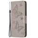 Чехол-книжка с рисунком UniCase Butterfly Pattern для Nokia G21 / G11 - Grey - изображение 2