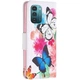 Чохол-книжка Deexe Color Wallet для Nokia G21 / G11 - Two Butterflies - зображення 4