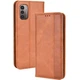 Чехол-книжка Deexe Retro Style для Nokia G21 / G11 - Brown - изображение 1