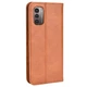 Чехол-книжка Deexe Retro Style для Nokia G21 / G11 - Brown - изображение 3