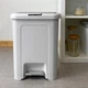 Відро для сміття MVM з кришкою і педаллю BIN-03 18 л Сіре (BIN-03 18L GRAY) - изображение 4
