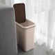 Відро для сміття MVM з кришкою BIN-04 10 л Бежеве (BIN-04 10L BEIGE) - зображення 4