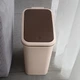 Відро для сміття MVM з кришкою BIN-04 10 л Бежеве (BIN-04 10L BEIGE) - зображення 6