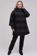 Женская демисезонная куртка большого размера UF-fashion 963 - r 52 черний - изображение 1