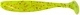 Силікон Keitech Easy Shiner 2 2 chartreuseredflake 12 шт/пак 1551.05.38 - изображение 1