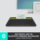 Клавиатура Bluetooth Logitech Multi-Device Keyboard K480 Black - изображение 4