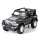 Машинка джип Jeep Wrangler Rubicon моделька коллекционная металлическая игрушечная детская 1:32 Черный (7271915) - зображення 3