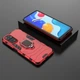 Чехол Fiji Ring для Xiaomi Redmi Note 11 / Note 11s бронированный бампер с кольцом подставкой красный - изображение 4