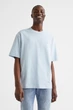 Футболка H&M Relaxed Fit L голубой 1003662013 - изображение 1