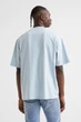 Футболка H&M Relaxed Fit L голубой 1003662013 - изображение 5