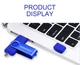 USB Флешка 2в1 128ГБ MicroUSB/USB 2.0 для телефона, компьютера OTG MicroDrive 128GB Черный - изображение 5
