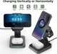 Док-станция Acefast 3в1 Magnetic Wireless Charging Stand MagSafe|15W Max|для iPhone 12-13/Apple Watch/AirPods - изображение 3