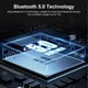 Бездротові навушники Epik KD-58 Bluetooth 5.0/AUX/MicroSD зі котячими вушками, що світяться, для дітей Blue - зображення 4
