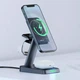 Док-станция Acefast 3в1 Magnetic Wireless Charging Stand MagSafe|15W Max|для iPhone 12-13/Apple Watch/AirPods - изображение 4