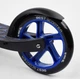 Самокат двухколесный Best Scooter от 6 лет с подножкой и амортизацией черный с синим 81246 - изображение 5