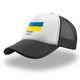 Кепка патриотическая унисекс Украина Пантон (9274-3758-BK-WH) Черно-белый - изображение 2