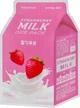 Тканинна маска "Напівниця" - A'pieu Strawberry Milk One-Pack 21g (387631-622) - зображення 1