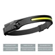 Налобный фонарь аккумуляторный Led headlight водонепроницаемый светодиодный на голову сенсорный фонарик - изображение 3