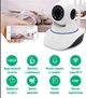 Поворотная IP камера видеонаблюдения Smart net с ночной съемкой Wi-fi Smart камера - изображение 3