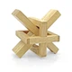 Деревянная 3D головоломка BurrPuzzle Крест-вертушка - изображение 1