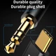 Кабель перехідник Type-C на Mini-Jack 3.5 (AUX) Baseus (1,2 м). Black - зображення 5