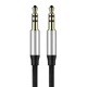 Аудио кабель 3.5 на 3.5 Mini Jack BASEUS AUX Yiven M30 (1,5 метра). Black - изображение 8