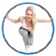 Масажний обруч Springos Hula Hoop 100 см сірий/синій FA0068 - зображення 1