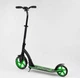 Самокат детский двухколесный Best Scooter от 5 лет с амортизацией черный с салатовым 52266 - изображение 5