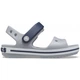 Детские сандалии Crocs Crocband Sandal Kids 28 светло-серый/синий 12856 - изображение 8