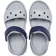Детские сандалии Crocs Crocband Sandal Kids 28 светло-серый/синий 12856 - изображение 9