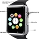 Смарт-часы умные электронные Smart Watch A1 серебряный - изображение 4