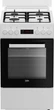 Комбінована плита з чавунними решітками Beko FSE52332DWDS - изображение 1
