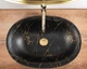 Умивальник (раковина) REA ROMA BLACK MARBLE МАТТ накладний * - изображение 4