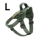 Шлея для собак Harness, тактический жилет с ручкой L (70-90 см) Зеленый (019L-GREEN) - изображение 1