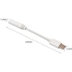 Перехідник Lapara USB Type-C Male - Audio AUX mini jack 3,5 mm Female (LA-Type-C-Audio-3.5mm white) - зображення 7