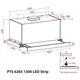 Вытяжка кухонная Weilor PTS 6265 WH 1300 LED Strip - изображение 7