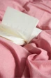 Постельное белье евро Vie Nouvelle Washed cotton вареный хлопок 200х220 W19E Розовый - изображение 5