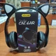 Навушники з котячими вушками та RGB підсвічуванням Бездротові Catear VZV-24M Чорні - зображення 2